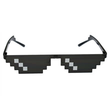 Load image into Gallery viewer, Funny Mosaic Sunglasses Thug Life Sun Glasses Pixel Black Retro Sunglasses Birthday Gift Party Cosplay Prop Funny Eyewear