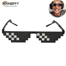 Load image into Gallery viewer, Funny Mosaic Sunglasses Thug Life Sun Glasses Pixel Black Retro Sunglasses Birthday Gift Party Cosplay Prop Funny Eyewear