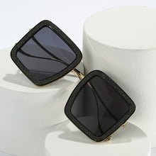 Load image into Gallery viewer, Diamond Square Sunglasses Women Brand Designer Crystal Sun Glasses Men UV400 Shades Sparkle Eyewear Decorations