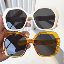 Load image into Gallery viewer, Newest Square Sunglasses Women Vintage 2023  Summer Travel Glasses Ladies Clear Yellow Shades Goggle UV
