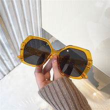 Load image into Gallery viewer, Newest Square Sunglasses Women Vintage 2023  Summer Travel Glasses Ladies Clear Yellow Shades Goggle UV