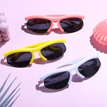 Load image into Gallery viewer, Steampunk Sunglasses Women Irregular Half Frame Sun Glasses Men UV400 Streetwear Trending Eyewear Pilot Lens