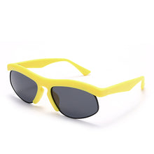 Load image into Gallery viewer, Steampunk Sunglasses Women Irregular Half Frame Sun Glasses Men UV400 Streetwear Trending Eyewear Pilot Lens