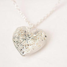Load image into Gallery viewer, Newly Fashion Women Hollow Gold Silver Heart Pendant Long Chain Necklace Sweater Necklace With Pendant For Women