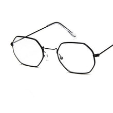 Load image into Gallery viewer, Neymar Sunglasses Men Brand Designer Small Frame Polygon Clear Lens Sunglasses Women Vintage Sun Glasses Hexagon Metal Frame