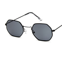 Load image into Gallery viewer, Neymar Sunglasses Men Brand Designer Small Frame Polygon Clear Lens Sunglasses Women Vintage Sun Glasses Hexagon Metal Frame