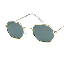 Load image into Gallery viewer, Neymar Sunglasses Men Brand Designer Small Frame Polygon Clear Lens Sunglasses Women Vintage Sun Glasses Hexagon Metal Frame