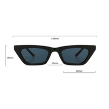 Load image into Gallery viewer, Nieuwe retro cat eye zonnebril dames heren 2023 merk designer zonnebril heren en dames mode zonnebril Vintage Oculos De Sol UV40