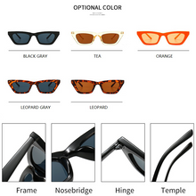 Load image into Gallery viewer, Nieuwe retro cat eye zonnebril dames heren 2023 merk designer zonnebril heren en dames mode zonnebril Vintage Oculos De Sol UV40