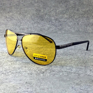 Night Driving Glasses HD Yellow Lens Polarized Anti Glare Sunglasses Men Women
