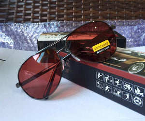 Night Driving Glasses HD Yellow Lens Polarized Anti Glare Sunglasses Men Women