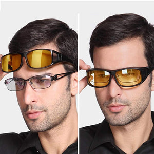 Night Vision Drivers Goggles Interior Accessory Protective Gears Sunglasses Anti Glare Car Driving Night-Vision Glasses C054