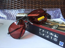 Carica l'immagine nel visualizzatore di Gallery, Night Vision Glasses Driver Goggles Unisex Vision Sunglasses Car Driving Glasses Polarized Sunglasses Anti-Glare Glasses UV400