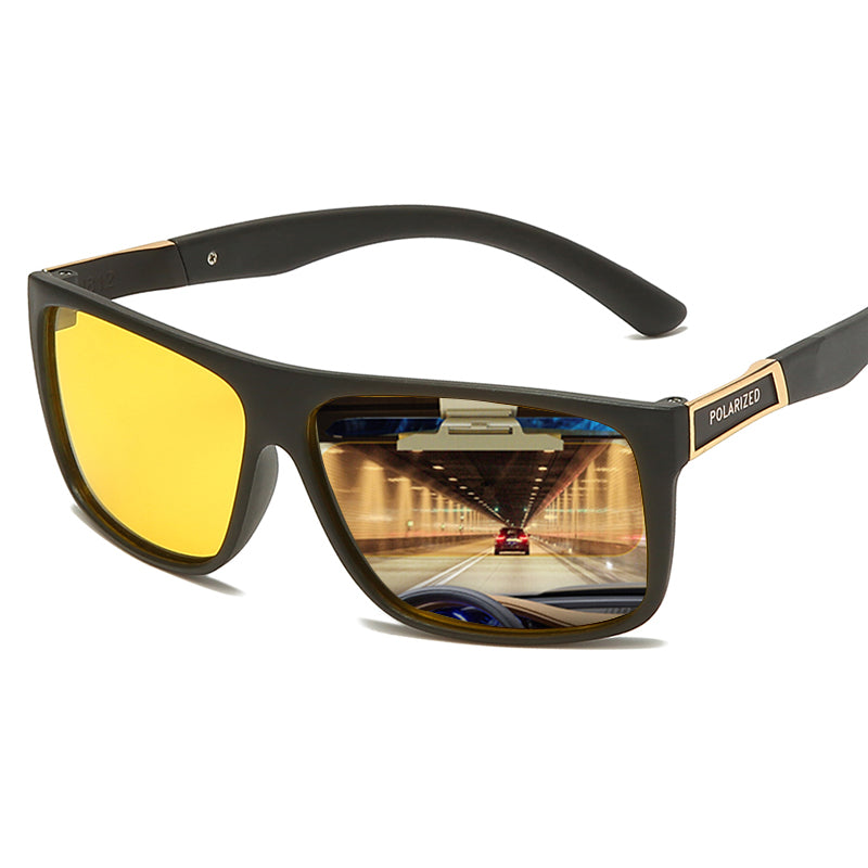 Night Vision Glasses For Headlight Polarized Driving Sunglasses Yellow Lens UV400 Protection Night Eyewear for Driver