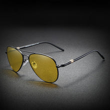 Load image into Gallery viewer, Night Vision Polarized Sunglasses Men Yellow Lens Night Driving Aviation Glasses