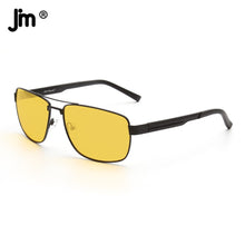 Load image into Gallery viewer, Night Vision Rectangle Sunglasses for Men Yellow BAM0012