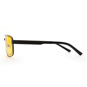 Night Vision Rectangle Sunglasses for Men Yellow BAM0012
