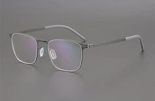Carica l&#39;immagine nel visualizzatore di Gallery, Non-Screw Glasses Frame Men German Brand Medical Aviation Stainless Steel Eyeglasses Women Square Spectacle Eyewear VEIT