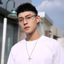 Carica l&#39;immagine nel visualizzatore di Gallery, Non-Screw Glasses Frame Men German Brand Medical Aviation Stainless Steel Eyeglasses Women Square Spectacle Eyewear VEIT