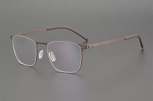 Non-Screw Glasses Frame Men German Brand Medical Aviation Stainless Steel Eyeglasses Women Square Spectacle Eyewear VEIT