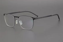 Carica l&#39;immagine nel visualizzatore di Gallery, Non-Screw Glasses Frame Men German Brand Medical Aviation Stainless Steel Eyeglasses Women Square Spectacle Eyewear VEIT
