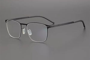 Non-Screw Glasses Frame Men German Brand Medical Aviation Stainless Steel Eyeglasses Women Square Spectacle Eyewear VEIT