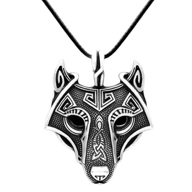 Norw Norse Viking Ethnic Myth Stories Vintage Wolf Head Symb Pendant Necklaces Viking Animal Necklaces Pendant Wolf Jewelry