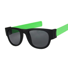 Load image into Gallery viewer, Novelty Mirror Women Polarized Folding Sunglasses Female  Slap Sport Foldable Wristband Shades 2023 Trend Product