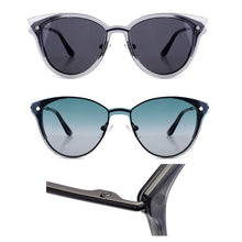 Load image into Gallery viewer, O-Q CLUB 3 In 1 Magnetic  Clip On Women Glasses Myopia Prescription Eyeglasses Frames Optical Cat Eye Lady Eyewear 69914