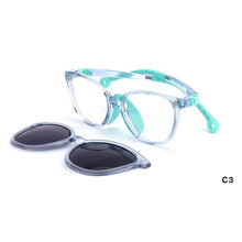 Load image into Gallery viewer, O-Q CLUB Kids Glasses Boys Girls Cat Eye Sunglasses Optical Magnetic Clip On Polarized UV400 Eyeglasses Frames 19977