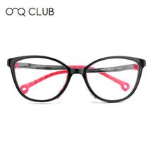 Load image into Gallery viewer, O-Q CLUB Kids Glasses Boys Girls Cat Eye Sunglasses Optical Magnetic Clip On Polarized UV400 Eyeglasses Frames 19977