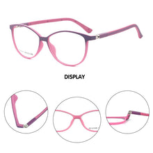 Load image into Gallery viewer, O-Q CLUB Kids  Round Glasses Frame TR90 Silicone Soft Spectacles Myopia Optical Children’s Eyeglasses T2704-1