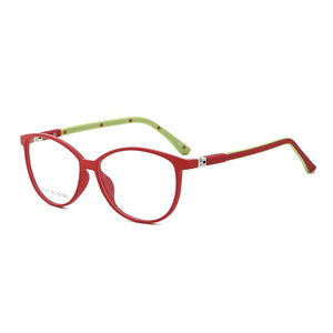 O-Q CLUB Kids  Round Glasses Frame TR90 Silicone Soft Spectacles Myopia Optical Children’s Eyeglasses T2704-1