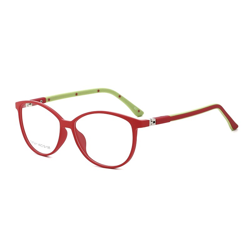 O-Q CLUB Kids  Round Glasses Frame TR90 Silicone Soft Spectacles Myopia Optical Children’s Eyeglasses T2704-1