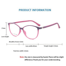 Load image into Gallery viewer, O-Q CLUB Kids  Round Glasses Frame TR90 Silicone Soft Spectacles Myopia Optical Children’s Eyeglasses T2704-1