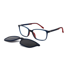 Load image into Gallery viewer, O-Q CLUB Kids Square Glasses Frame Polarized  Myopia Optical Sunglasses Magnetic Clip-on Kids Outdoors TR90 Silicone Eyeglasses