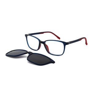 O-Q CLUB Kids Square Glasses Frame Polarized  Myopia Optical Sunglasses Magnetic Clip-on Kids Outdoors TR90 Silicone Eyeglasses