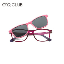 Load image into Gallery viewer, O-Q CLUB Kids Sunglasses Polarized Magnetic Clip-on Boys Girls Glasses TR90 Myopia Prescription Comfortable Eyeglasses T3102