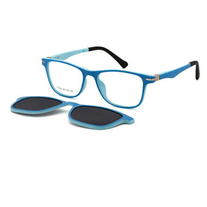O-Q CLUB Kids Sunglasses Polarized Magnetic Clip-on Boys Girls Glasses TR90 Myopia Prescription Comfortable Eyeglasses T3102