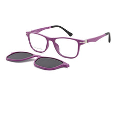 Load image into Gallery viewer, O-Q CLUB Kids Sunglasses Polarized Magnetic Clip-on Boys Girls Glasses TR90 Myopia Prescription Comfortable Eyeglasses T3102