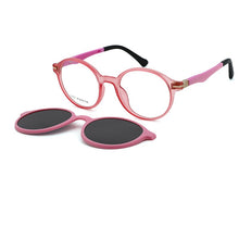 Load image into Gallery viewer, O-Q CLUB Kids Sunglasses TR90 Myopia Prescription Eyeglasses Polarized Magnetic Clip-on Children’s Sunglasses T3101