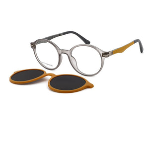 O-Q CLUB Kids Sunglasses TR90 Myopia Prescription Eyeglasses Polarized Magnetic Clip-on Children’s Sunglasses T3101