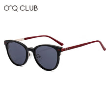 Load image into Gallery viewer, O-Q CLUB Men Vintage Glasses Frame Square 2 In 1Magnetic Polarized Clip On Sunglasses Optical Eyewear Prescription Glasses T3521