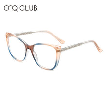 Load image into Gallery viewer, O-Q CLUB Women Glasses Cat Eye Optical Eyeglasses Frames Ultralight Ladies Myopia Eyewear Brand Design FT2137