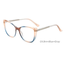 Load image into Gallery viewer, O-Q CLUB Women Glasses Cat Eye Optical Eyeglasses Frames Ultralight Ladies Myopia Eyewear Brand Design FT2137