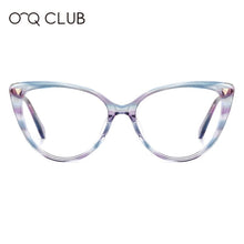 Load image into Gallery viewer, O-Q CLUB Women Glasses Frames Cat Eye  Acetate Spectacles Myopia Optical Prescription  Vintage Eyeglasses MG6108