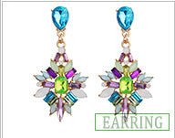 Collana con cristalli di tendenza alla moda Collana con pendente in opale esagonale boemo Collana in cristallo esagonale femminile regalo 2020 NUOVO 
