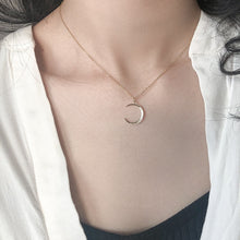 Load image into Gallery viewer, New Fashion Sweet Moon  Silver Plated  Jewelry Temperament Crescent Clavicle Chain Pendant Necklaces