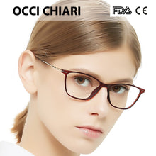Load image into Gallery viewer, OCCI CHIAR Cat Eye Blue Light Glasses Frame Women Computer Glasses Decorative Myopia Prescription Eyeglasses Frames Fake Eyewear
