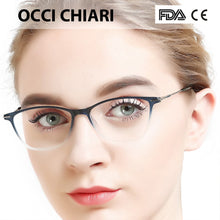 Load image into Gallery viewer, OCCI CHIAR Cat Eye Blue Light Glasses Frame Women Computer Glasses Decorative Myopia Prescription Eyeglasses Frames Fake Eyewear